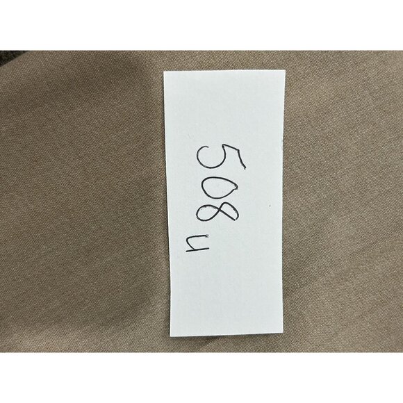 David Dart Womens Dress Pants Size 8 Light Brown Straight Leg Flat Front - Picture 9 of 9